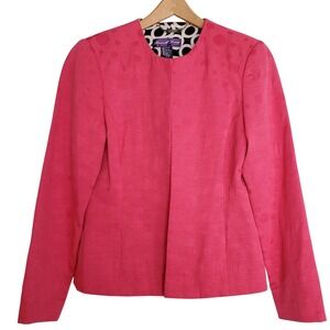 Russell Kemp Vintage Hot Pink Jacket With Circle‎ Designs size 8